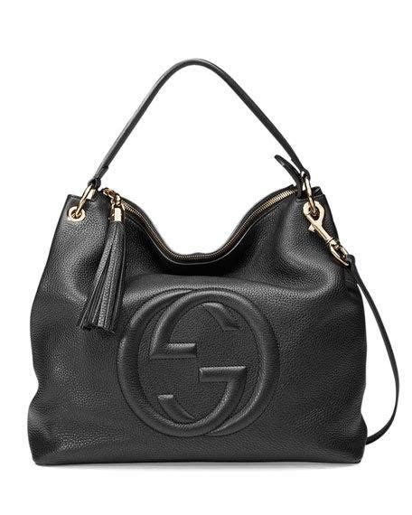 gucci hobo bag leather|large slouchy hobo bag leather.